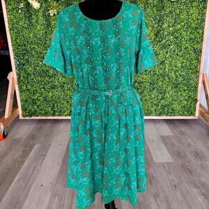 NWT Disney Parks "The Dress Shop" Orange Bird Dress